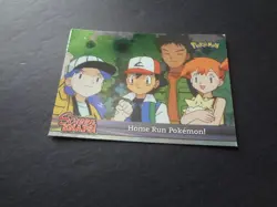 2001 Topps Pokemon Johto League Champions Silver Foil SNAP04 Home Run Pokemon! - Image 1
