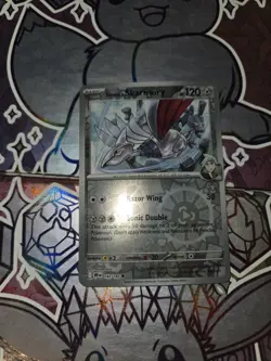 STEVEN'S SKARMORY 142/182 DESTINED RIVALS POKEMON and TCG REVERSE HOLO NM - Image 1