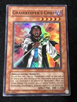 Gravekeeper’s Chief - PGD-065 - Super Rare - Unlimited - LP Yugioh - Image 1