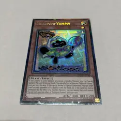 Lollipo Yummy JUSH-EN018 Collectors Rare Yugioh Card 1st Edition Mint - Image 1