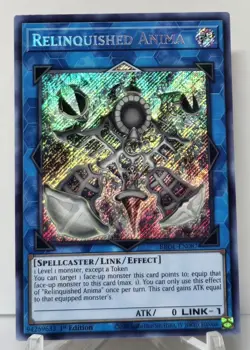 Relinquished Anima BROL-EN087 Secret Rare 1st Edition Yugioh TCG NM/M - Image 1