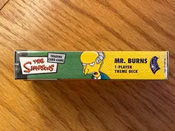 The Simpsons Trading Card Game Mr. Burns 1 Player Theme Deck Factory New - Image 3