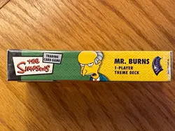 The Simpsons Trading Card Game Mr. Burns 1 Player Theme Deck Factory New - Image 5