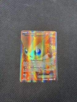 Pokemon TCG Victini EX Full Art Ultra Rare Holo Card 131/135 Plasma Storm NM - Image 1