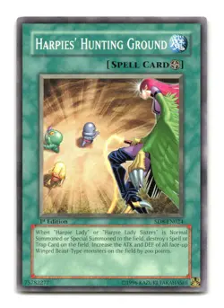 Harpies' Hunting Ground - SD8-EN024 1st Edition - YuGiOh-LP - Image 1