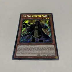 The Man with the Mark MZTM-EN001 Secret Rare 1st Edition Yugioh Card Mint - Image 1