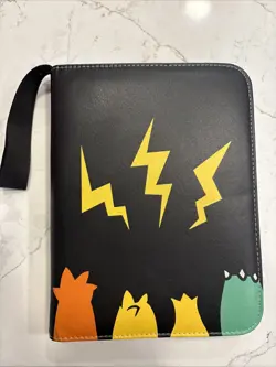 Geecow Pokemon Card Binder - Pikachu Charmander Psyduck Bulbasaur - 400 Slot - Image 1