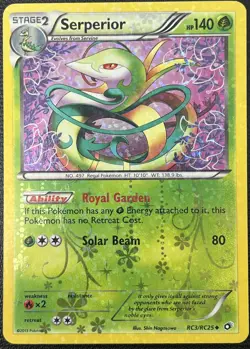 Serperior RC3/RC25 Legendary Treasures Radiant Collection 2013 Pokemon Card LP - Image 1
