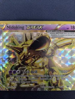 Nidoking BREAK 46/108 Evolutions Full Art Ultra Rare Holo Pokemon Card - Image 3