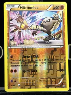 Pokemon Card Hitmonlee Generations Reverse Holo Rare 47/83 Near Mint - Image 3