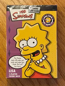 The Simpsons Trading Card Game Lisa Simpson 1 Player Theme Deck Factory New - Image 1