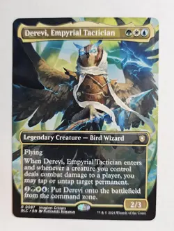 MTG Derevi, Empyrial Tactician Borderless Bloomburrow Commander #087 NM - Image 1
