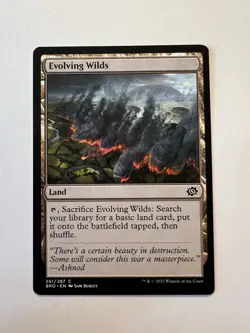 Evolving Wilds - MTG The Brothers' War - NM - Image 1