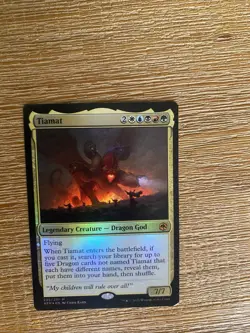 NM Tiamat (Foil)(Normal) MTG Adventures in the Forgotten Realms #235/281 - Image 2