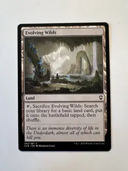 Evolving Wilds - MTG Commander Legends: Battle for Baldur's Gate - NM - Image 1