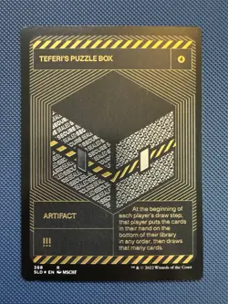 MTG Teferi's Puzzle Box (Silver Laminate) Secret Lair Drop Series (SLD) NM Foil - Image 1