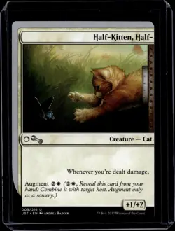 MTG Magic the Gathering Half-Kitten, Half- (9/288) Unstable NM - Image 1