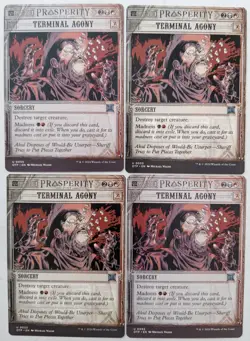 Terminal Agony x 4 - Outlaws of Thunder Junction: Breaking News - #55 - MTG - NM - Image 1