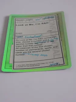 MTG - FOIL - Look at Me, I'm R&D - Unhinged - NM - Image 3