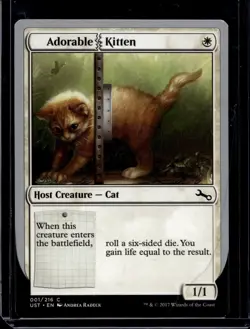 Adorable Kitten #1 (NM) Unsanctioned UND Magic MTG - Image 1