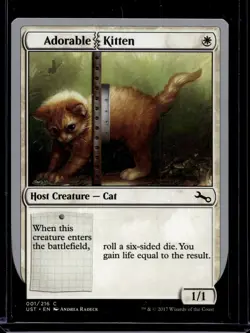 Adorable Kitten #1 (NM) Unsanctioned UND Magic MTG - Image 1