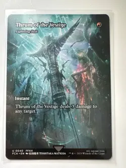 Thrum of the Vestige - Lightning Bolt (Showcase) #40 Final Fantasy ENG NM MTG - Image 1