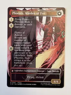 Joshua, Phoenix's Dominant 0397 (Borderless) MTG Final Fantasy Regular - Image 2
