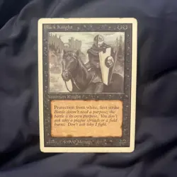 Black Knight (Unlimited) MP MTG - Image 1