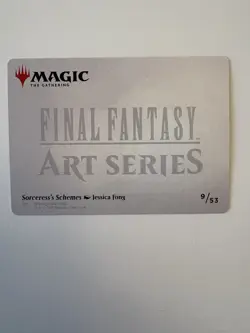 Sorceress's Schemes (Gold Stamped Art Series) #9/53 Final Fantasy MTG Near Mint - Image 2