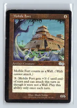 MOBILE FORT - MTG Magic the Gathering Card - Urza's Saga - Uncommon - Image 1