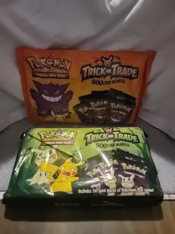 Pokemon TCG Trick or Trade Booster Bundle - 50 Packs & 40 Packs Lot Of 2 Sealed 820650852572 - Image 1