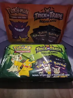Pokemon TCG Trick or Trade Booster Bundle - 50 Packs & 40 Packs Lot Of 2 Sealed 820650852572 - Image 2