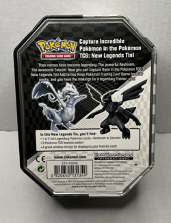 2011 Pokemon TCG Black & White Legends Zekrom EMPTY Premium Collectors Tin 820650131349 - Image 2