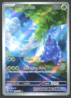 Pokemon TCG: Heracross 194/193 Paldea Evolved Illustration Rare - Image 1