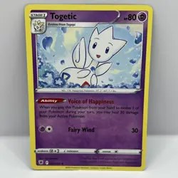 Pokemon TCG Sword & Shield: Astral Radiance Togetic 056/189 Pack Fresh - Image 1