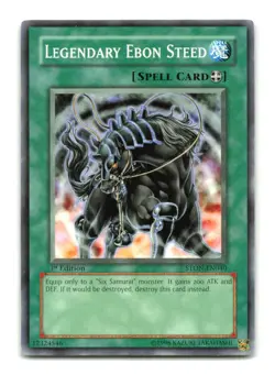 Legendary Ebon Steed - STON-EN040 1st Edition - YuGiOh-LP - Image 1