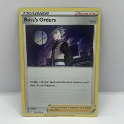 Pokemon TCG Sword & Shield: Brilliant Stars Boss's Orders 132/172 Holo - Image 1
