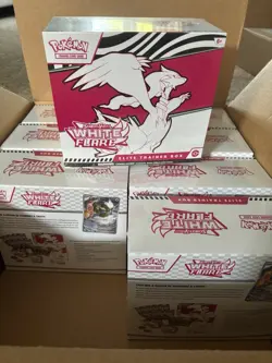 Pokemon TCG: Scarlet & Violet 10.5 White Flare ETBs - Lot of 8 ✅ SEALED! ✅ - Image 4