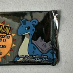 Topps Pokemon Series 3 Booster Pack Sealed 2000 Lapras - Image 2