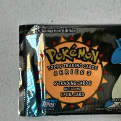 Topps Pokemon Series 3 Booster Pack Sealed 2000 Lapras - Image 3