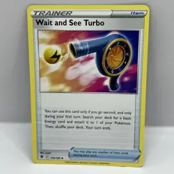 Pokemon TCG Sword & Shield: Astral Radiance Wait and See Turbo 158/189 - Image 1