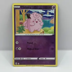 Pokemon TCG Sword & Shield: Brilliant Stars Clefairy 053/172 Reverse Holo - Image 1