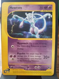 Mewtwo 056/165 Expedition Base Set Regular Rare Pokemon 2002 MP - Image 1