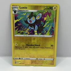Pokemon TCG Sword & Shield: Brilliant Stars Luxio 050/172 Reverse Holo - Image 1