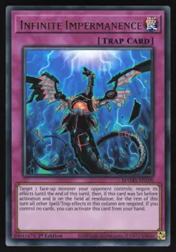 Infinite Impermanence - MAMA-EN100 - Ultra Rare - 1st Edition Yugioh - Image 1