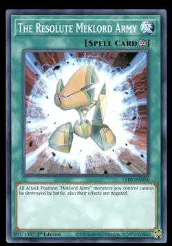Yugioh TCG The Resolute Meklord Army 2020 1st Edition - Image 1