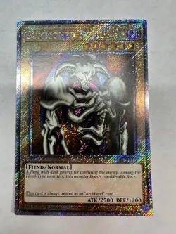 Summoned Skull (Platinum Secret Rare) RA03-EN086 Quarter Century Bonanza Yugioh - Image 1
