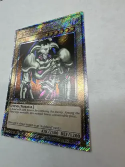 Summoned Skull (Platinum Secret Rare) RA03-EN086 Quarter Century Bonanza Yugioh - Image 2