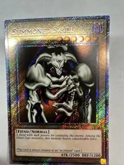 Summoned Skull (Platinum Secret Rare) RA03-EN086 Quarter Century Bonanza Yugioh - Image 4