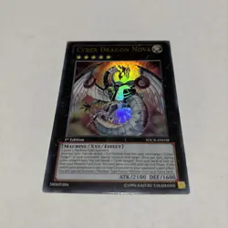 Cyber Dragon Nova SDCR-EN038 Ultra Rare 1st Edition Mint Yugioh Card - Image 1